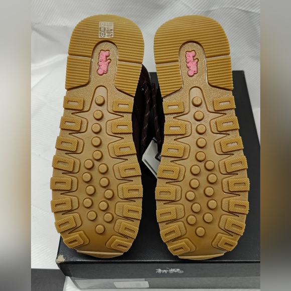 Coach Burgundy Suede Women's Boots - Picture 7 of 10